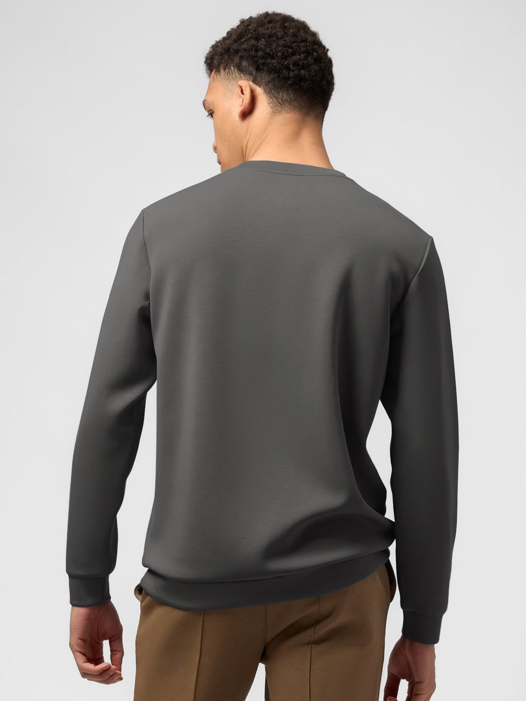 Modal Blend Long Sleeve Tee Shoulder Stitch